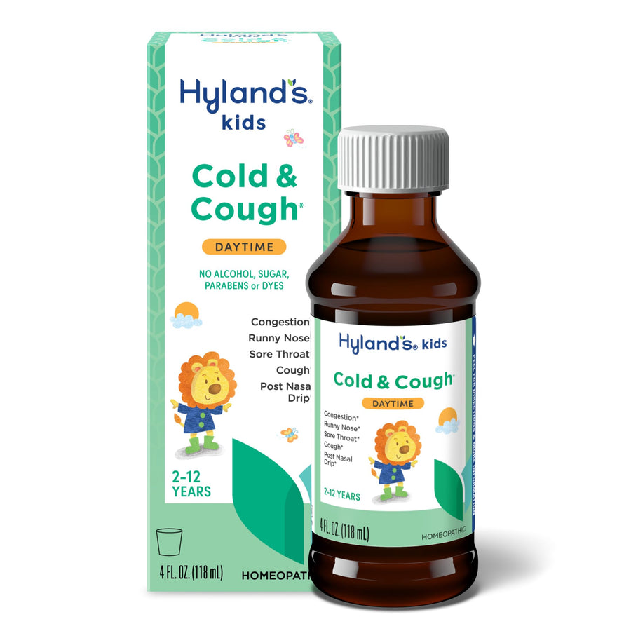 Hyland's Kids Cold Medicine & Cough Syrup Daytime, 4 fl oz