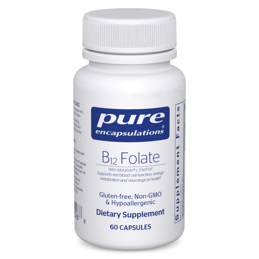 Pure Encapsulations B12 Folate, 60 Count