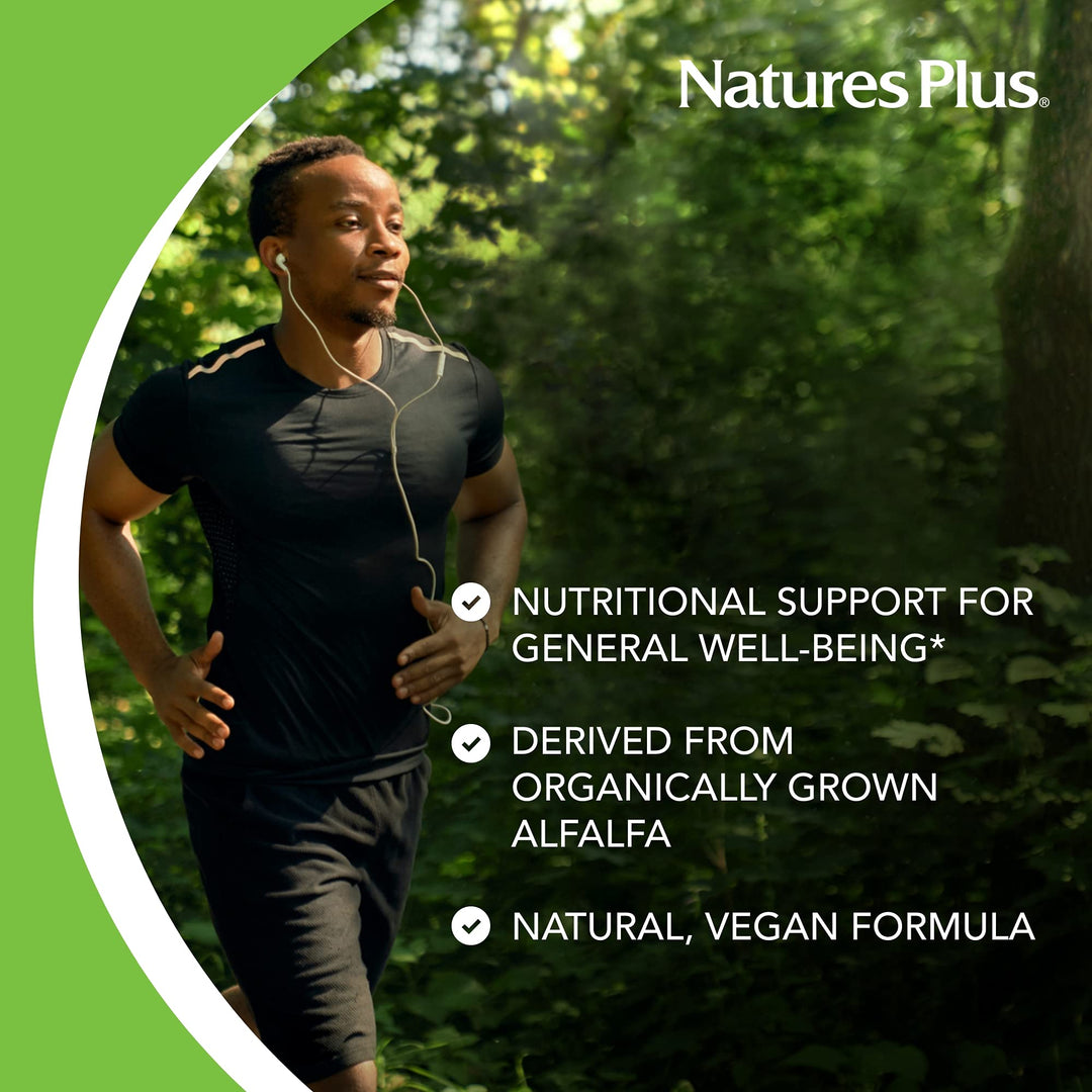 Natures Plus Chlorophyll Capsules, 600 mg, 90 Count