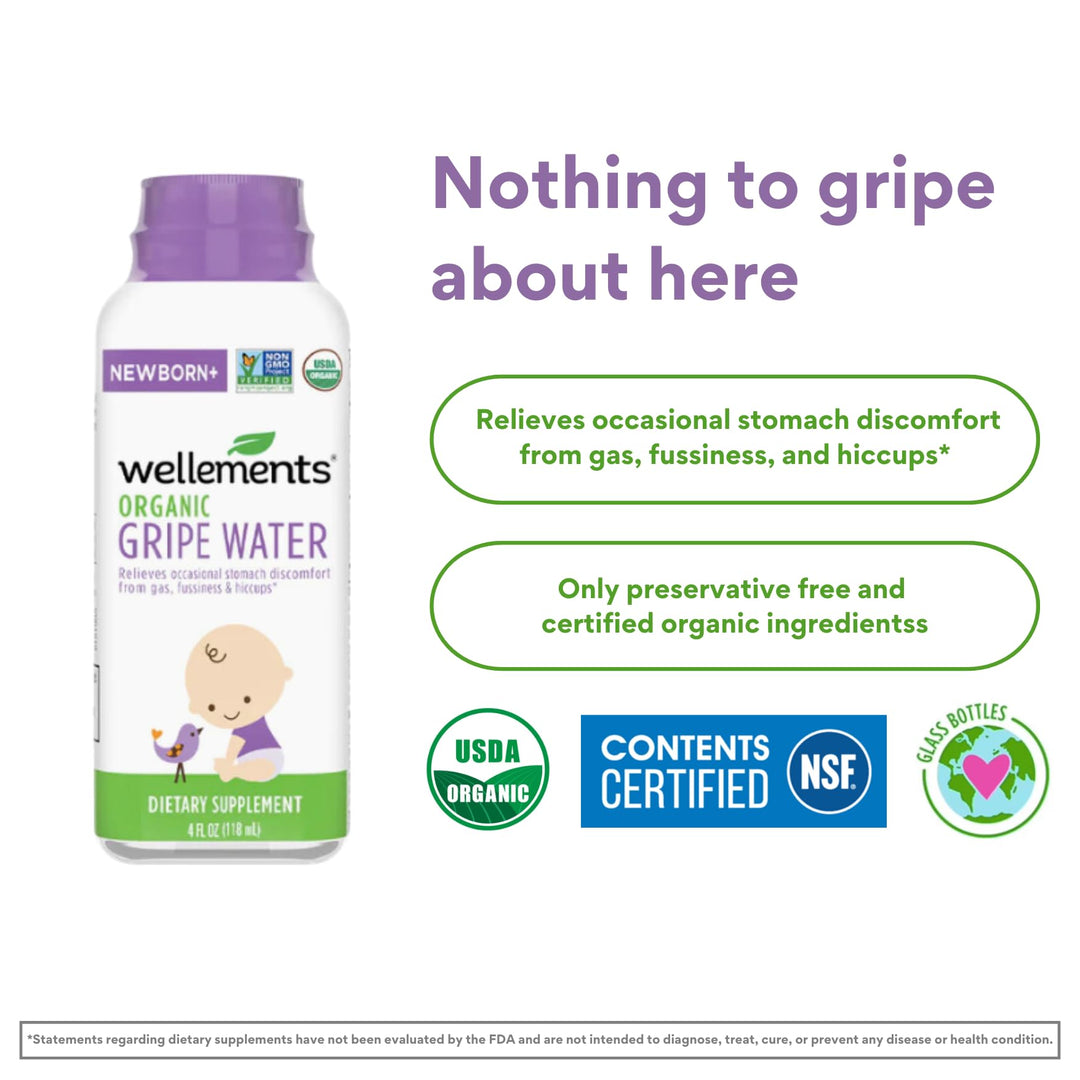 Wellements Gripe Water, 4 fl oz