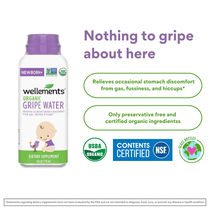Wellements Gripe Water, 4 fl oz