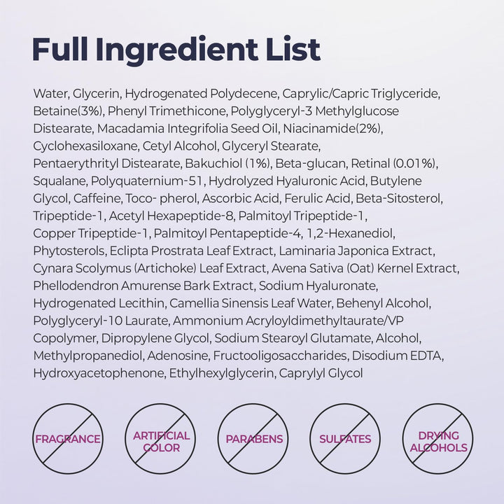MOTHER MADE Retinol Bakuchiol Night Cream, 1 fl oz