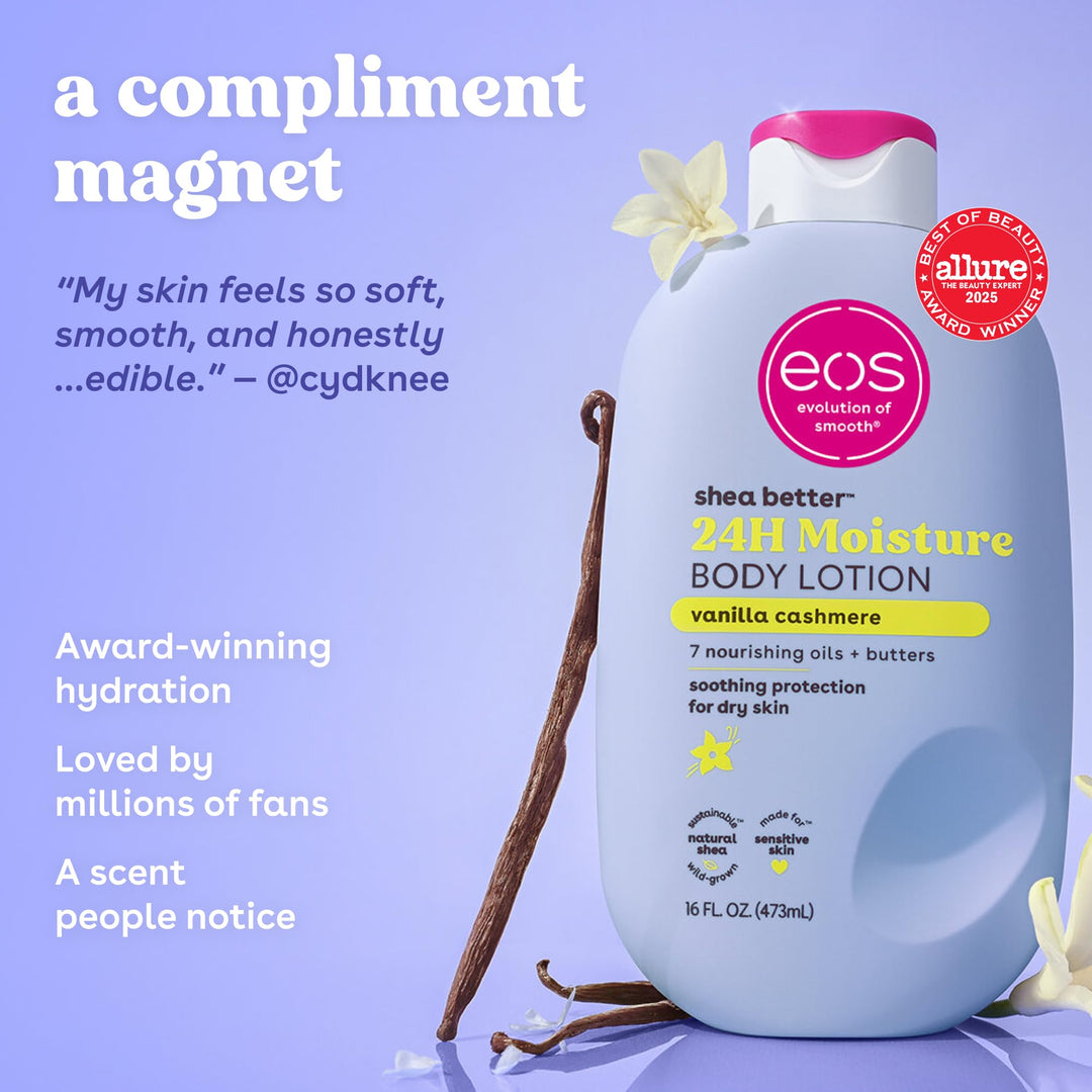 eos Shea Better Body Lotion, Vanilla Cashmere, 16 fl oz