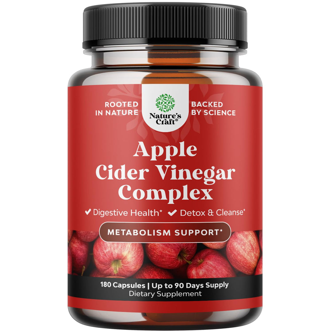Apple Cider Vinegar Capsules, 180 Count