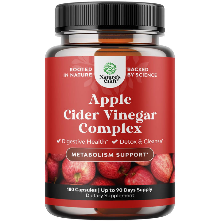 Apple Cider Vinegar Capsules, 180 Count