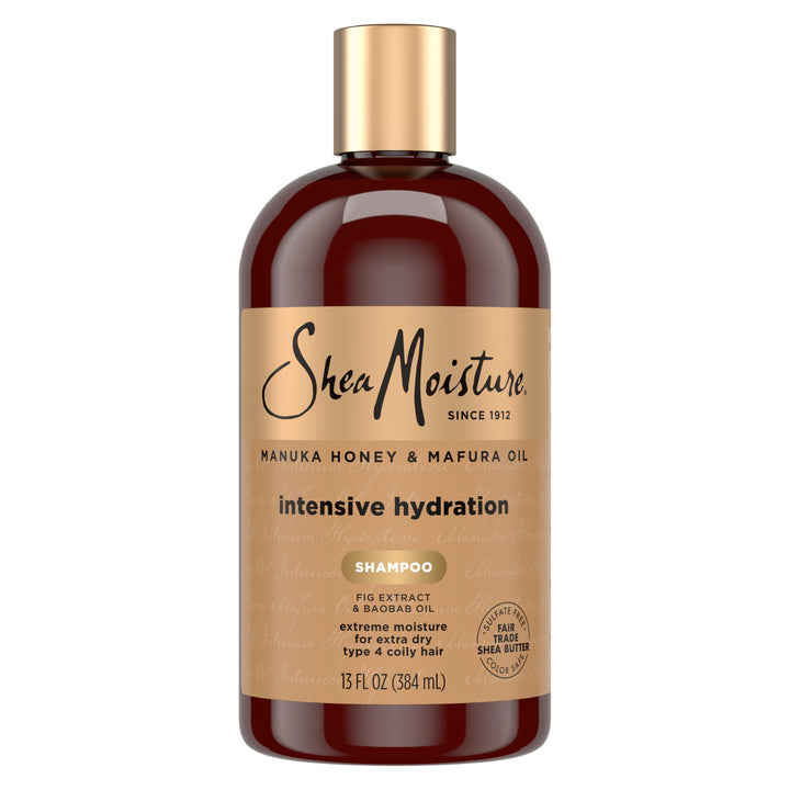 SHEA MOISTURE Manuka Honey And Mafura Oil Intensive Hydration Shampoo, 13 fl oz