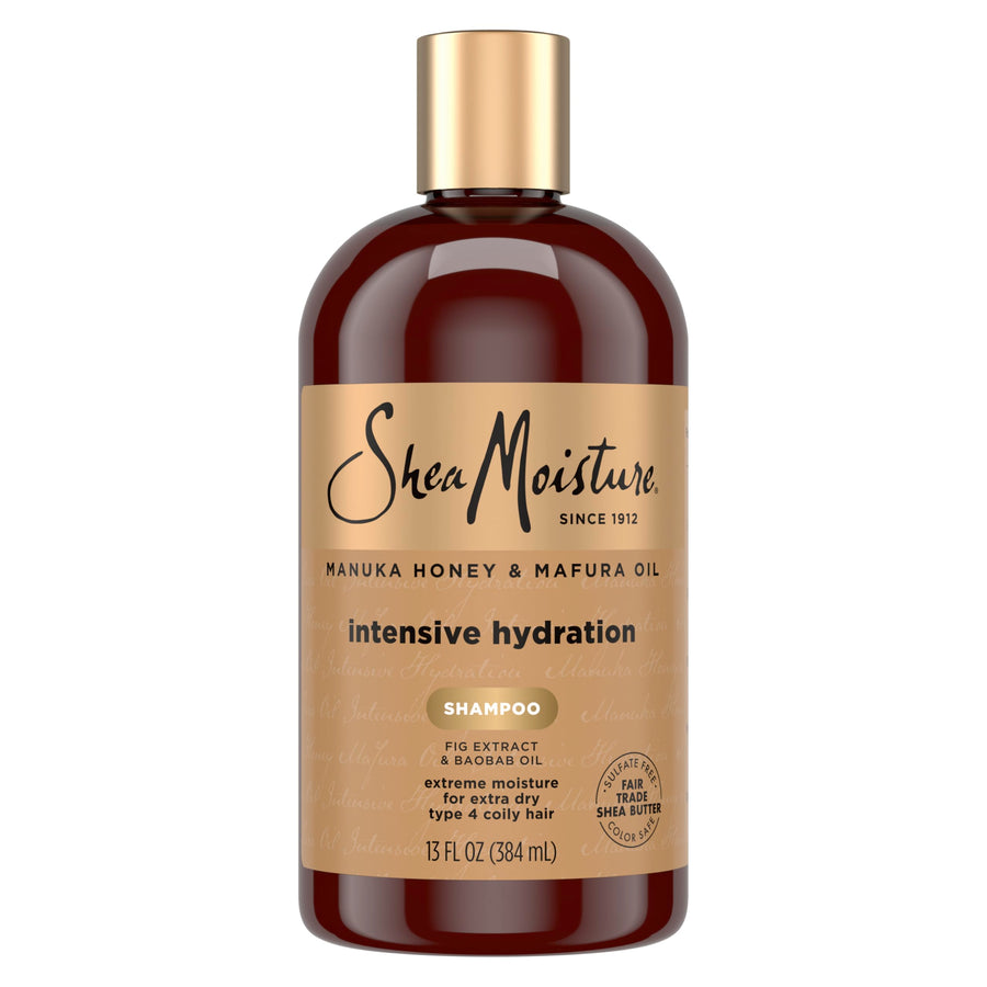 SHEA MOISTURE Manuka Honey And Mafura Oil Intensive Hydration Shampoo, 13 fl oz
