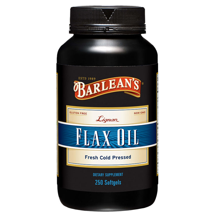 Barlean's Lignan Flax Oil, 1000 mg, 250 Count