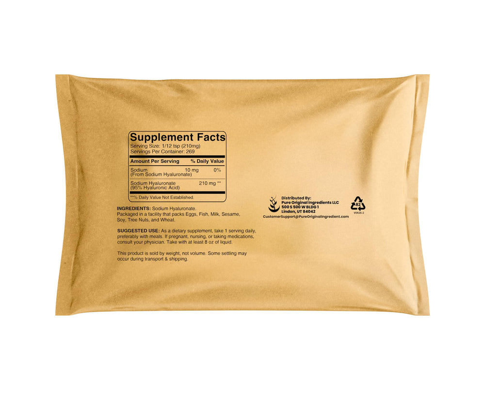 Pure Original Ingredients Hyaluronic Acid, 2 oz