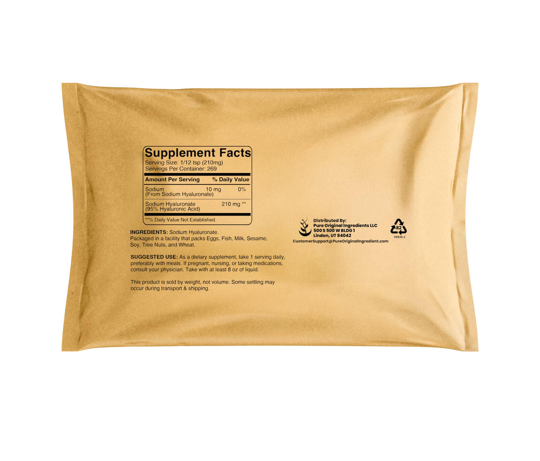 Pure Original Ingredients Hyaluronic Acid, 2 oz