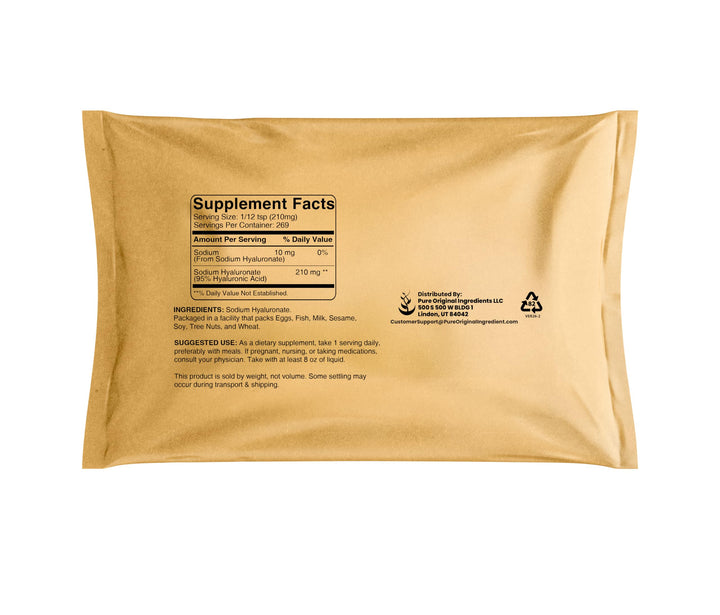 Pure Original Ingredients Hyaluronic Acid, 2 oz
