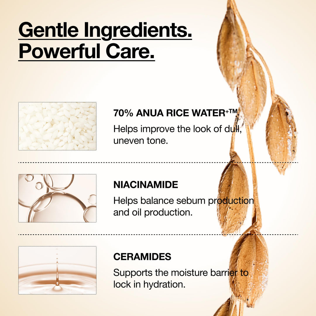 ANUA Rice 70 Glow Milky Toner, 250 ml
