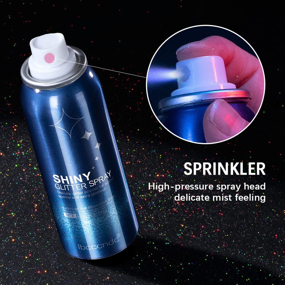 MEICOLY Body Glitter Spray, 2.1 oz