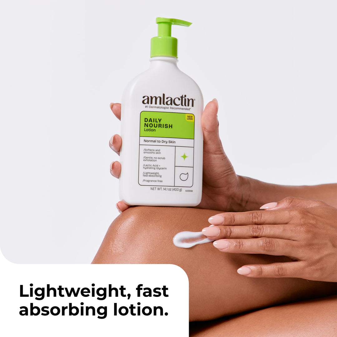 AmLactin Daily Moisturizing Body Lotion, 12% Lactic Acid, 14.1 oz