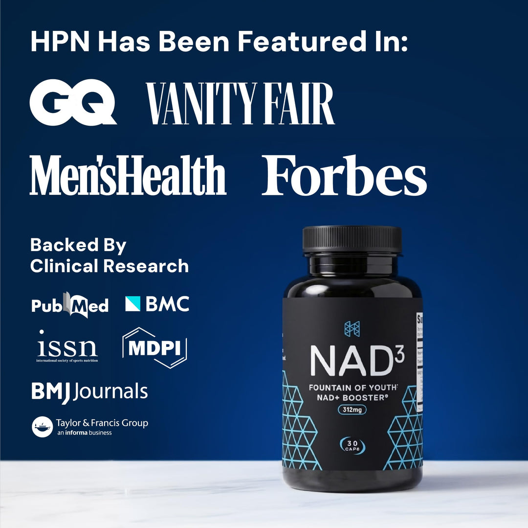 HPN NAD+ Booster Nicotinamide Riboside Alternative NAD3, 30 Count