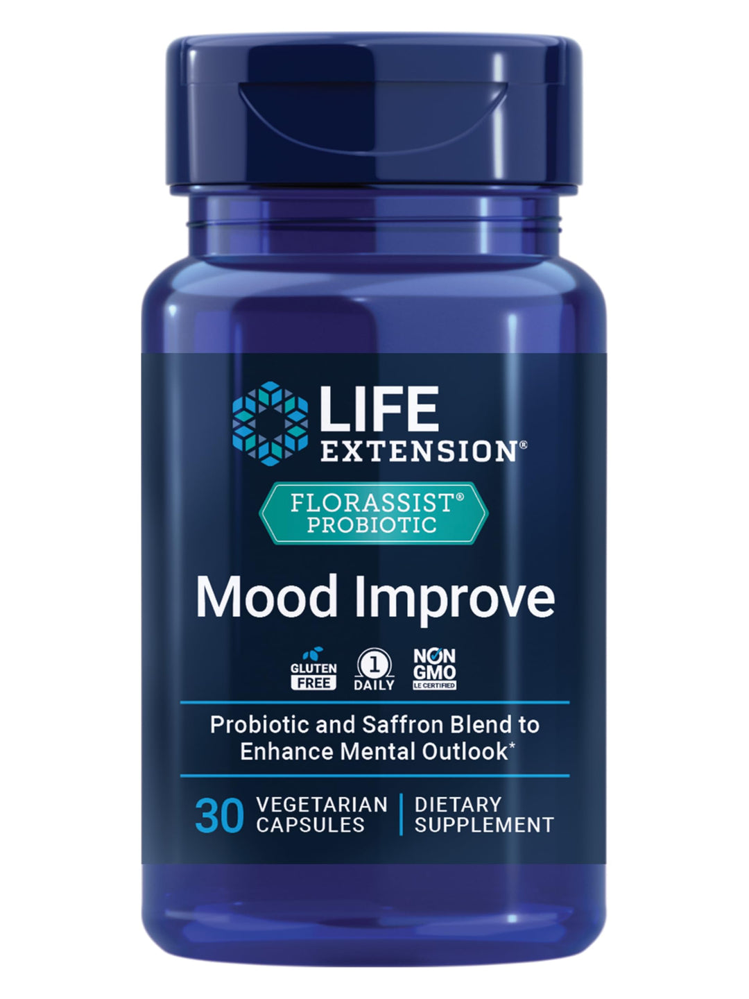 Life Extension Florassist Mood Improve Probiotic, 30 Count