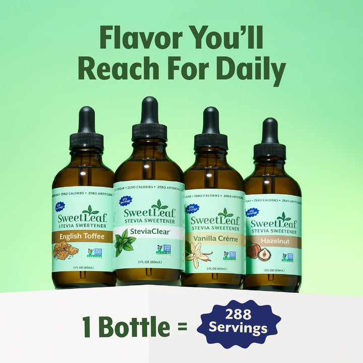 SweetLeaf Stevia Drops Liquid Sweetener, Chocolate, 2 fl oz