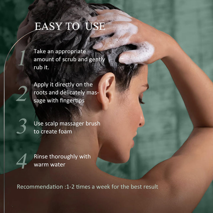 SHVYOG Scalp Scrub, Anti-Dandruff Rosemary Exfoliator
