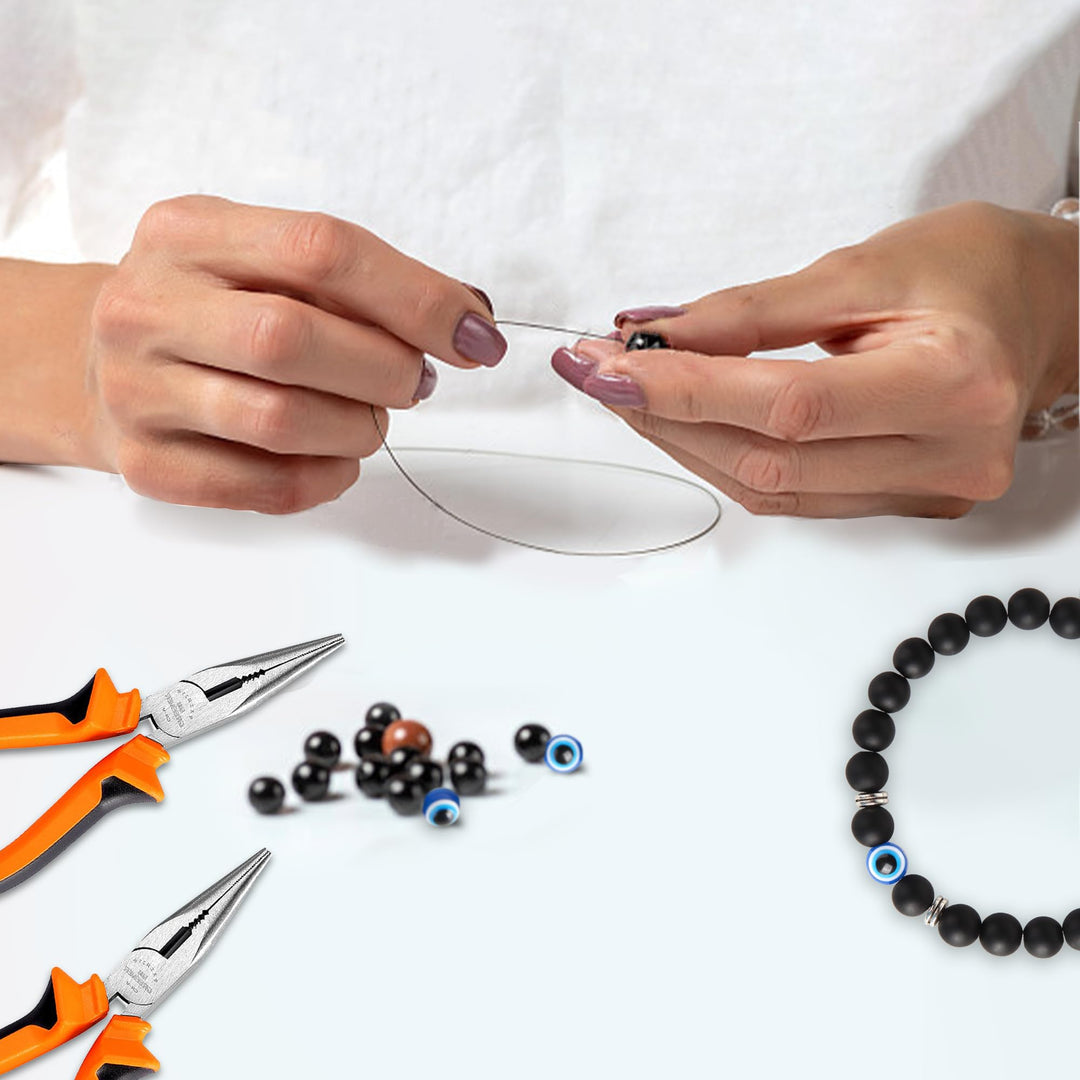 Dhdgzq Evil Eye Bracelet, Black