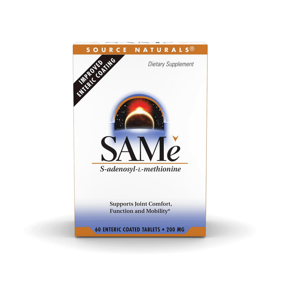 Source Naturals SAM-e Enteric Coated, 200 mg, 60 Count