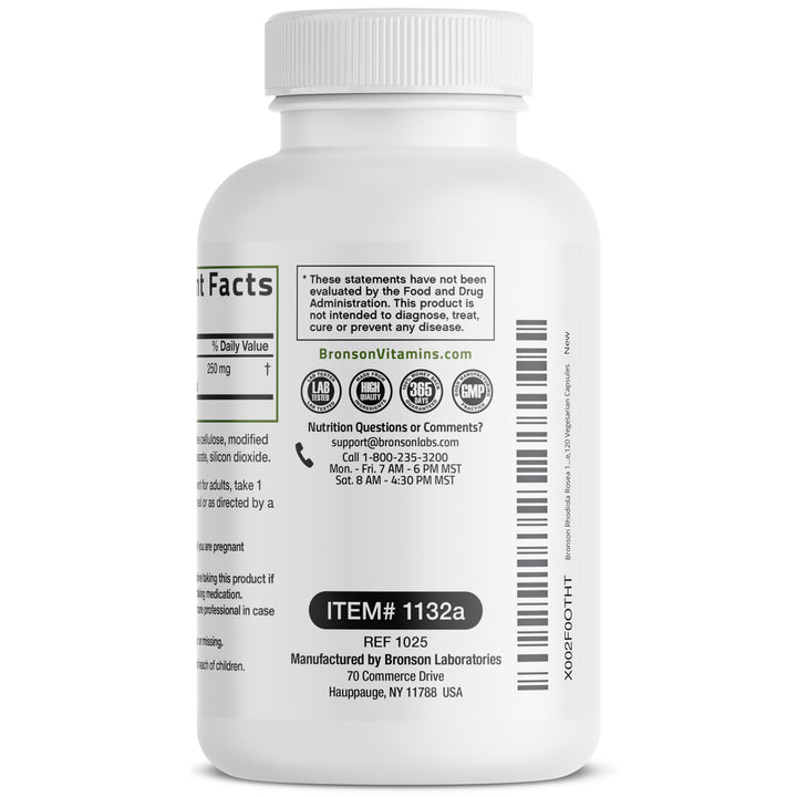 Bronson Rhodiola Rosea Capsules, 120 Count