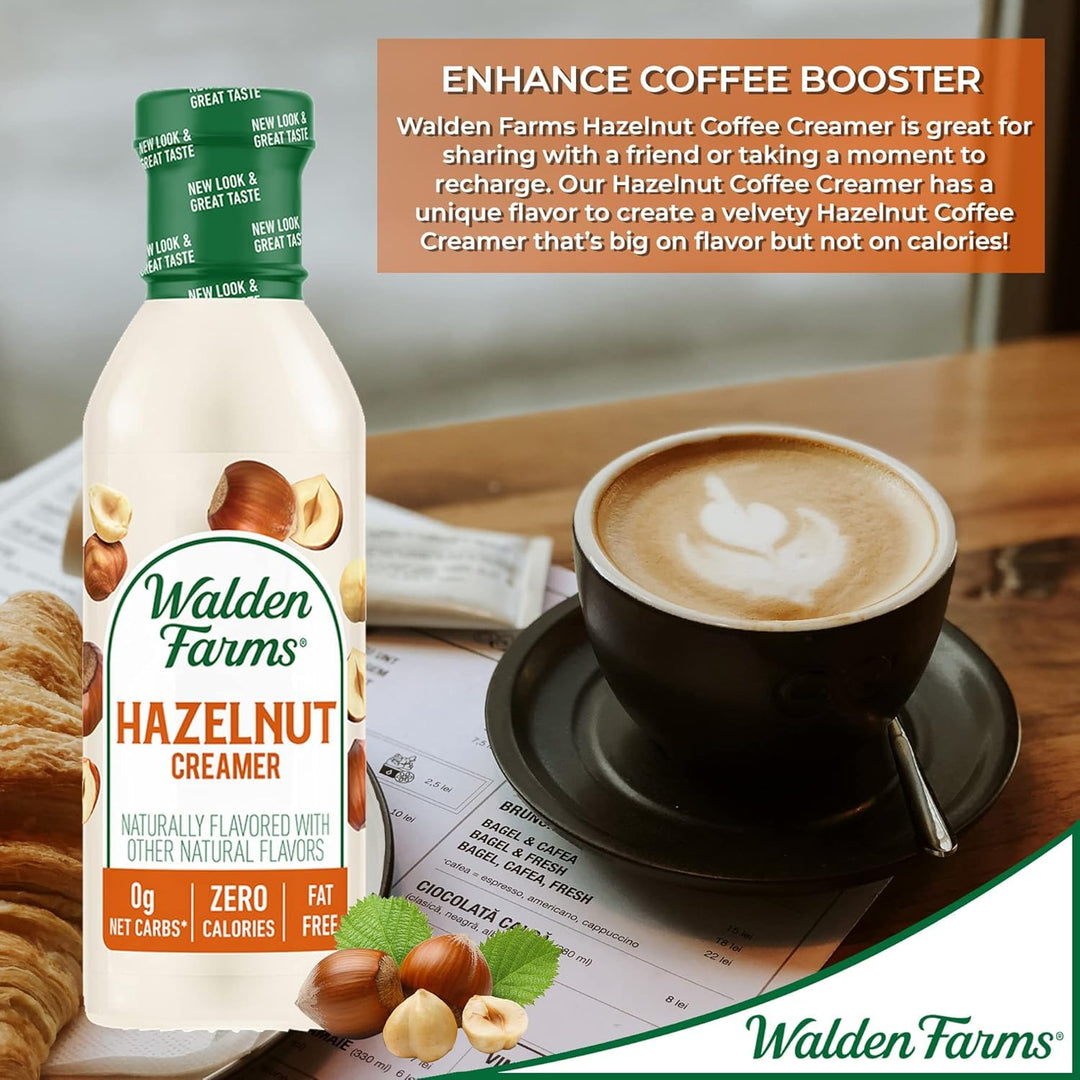 Walden Farms Coffee Creamer, Hazelnut, 12 oz
