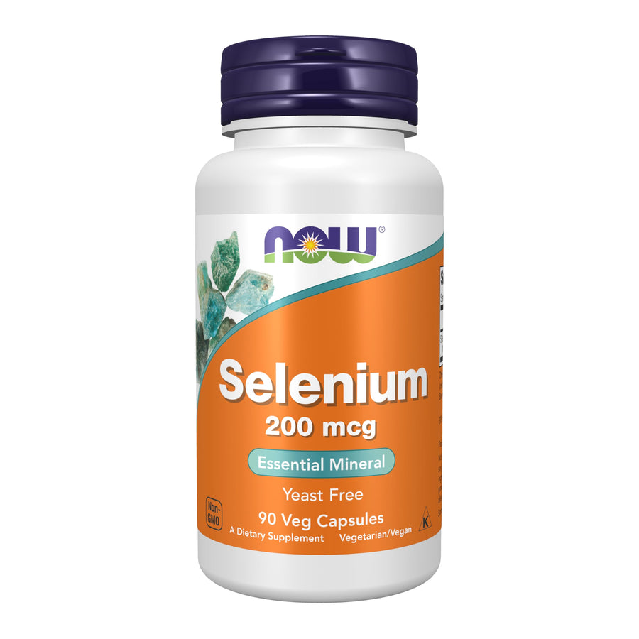 NOW Selenium 200 mcg, 90 Count