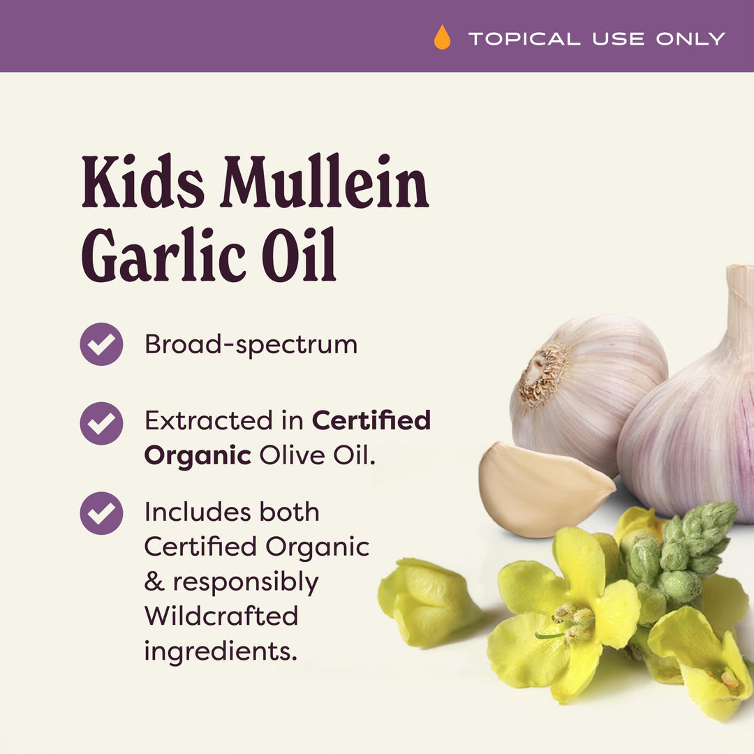 Herb Pharm Kids Mullein Garlic Ear Oil, 1 fl oz