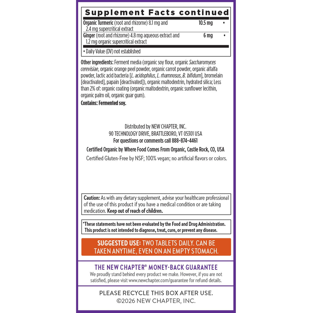New Chapter Multi-Vitamin Dietary Supplement, 120 Count