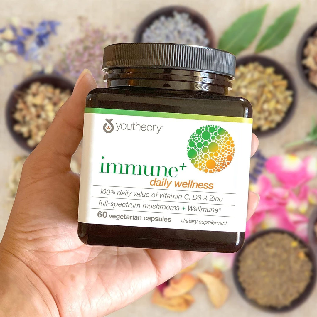 YOUTHEORY Immune+ Daily Wellness, 60 Count