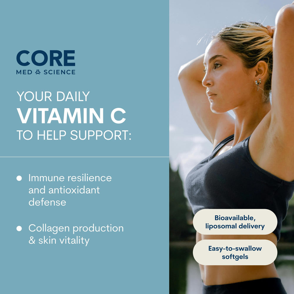 Core Med Science Liposomal Vitamin C, 1000 mg, 90 Count