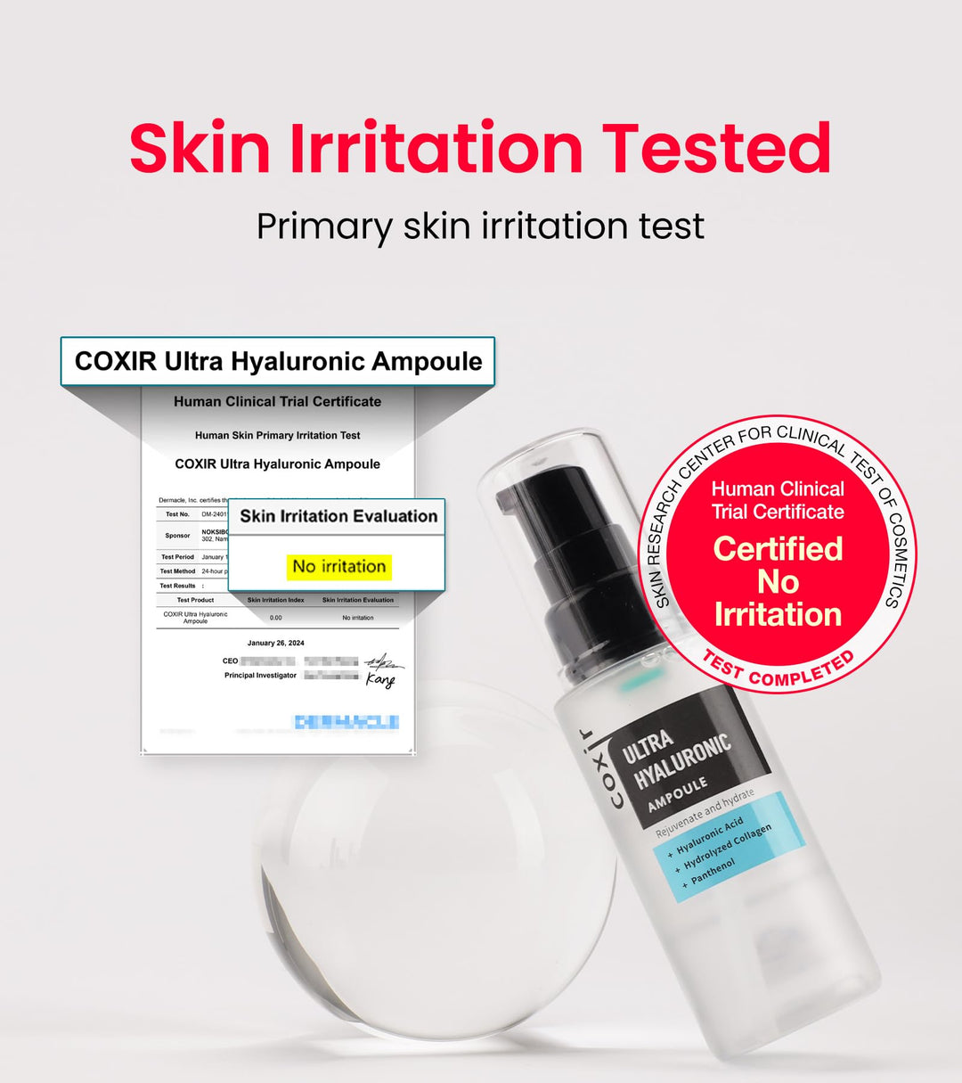 Coxir Ultra Hyaluronic Ampoule, 50 ml