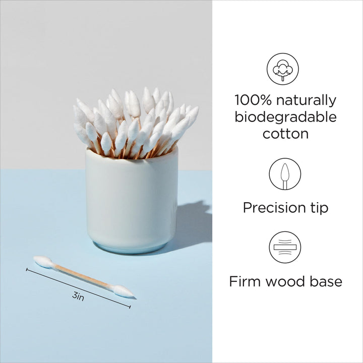 Diane Pointed Tip Cotton Swabs, 200 Count