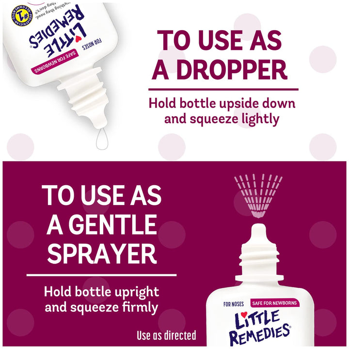 Little Remedies Noses Saline Spray Drops, 1 oz