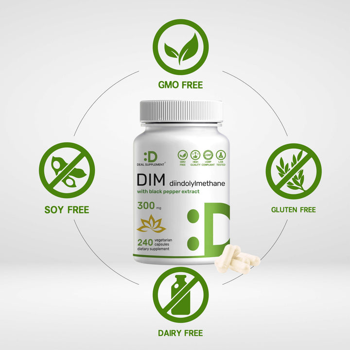 DEAL SUPPLEMENT DIM Supplement, 300 mg, 240 Count