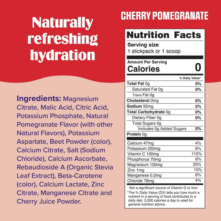 Ultima Replenisher Hydrating Electrolyte Powder, Cherry Pomegranate, 3.6 oz