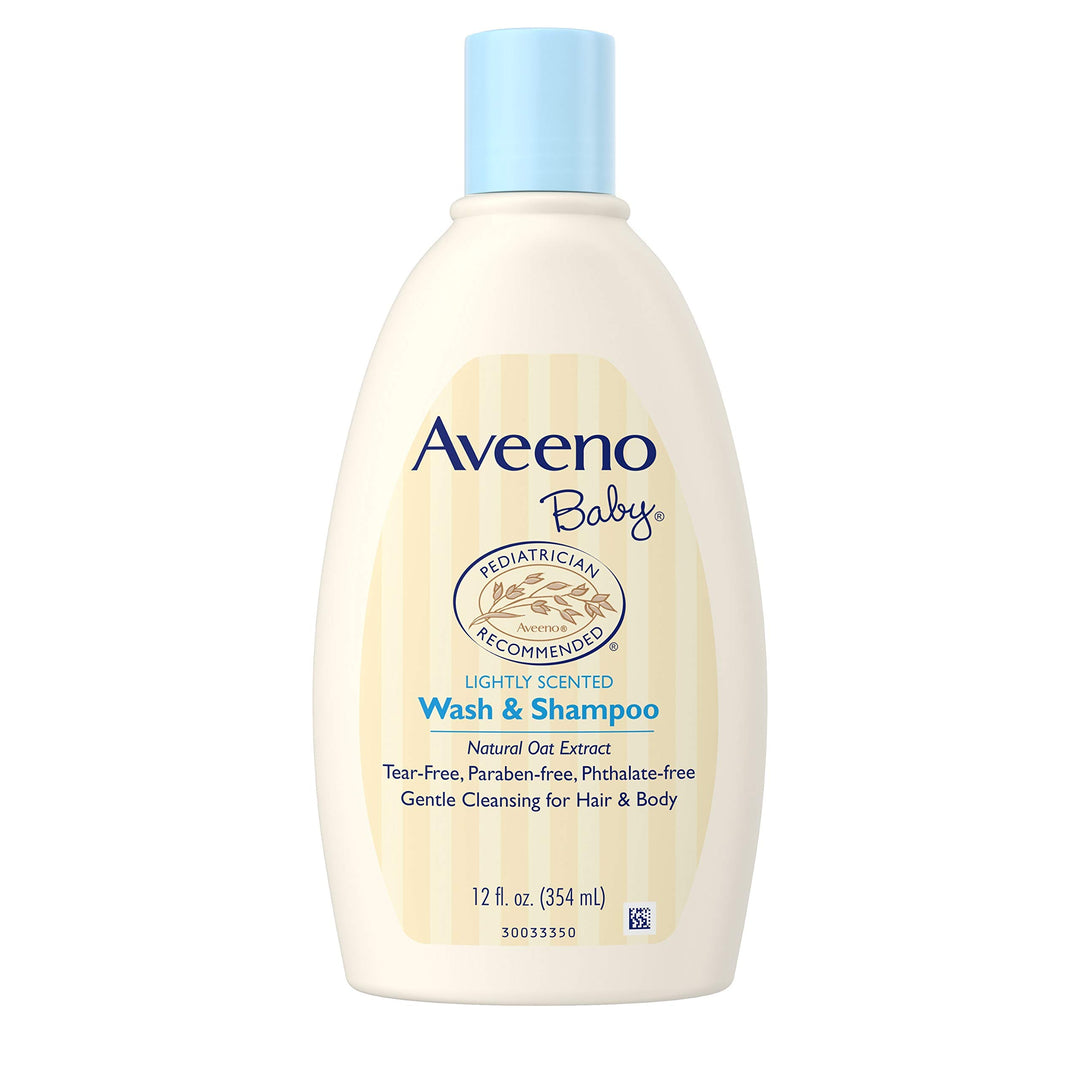 Aveeno Baby Wash And Shampoo, 12 fl oz