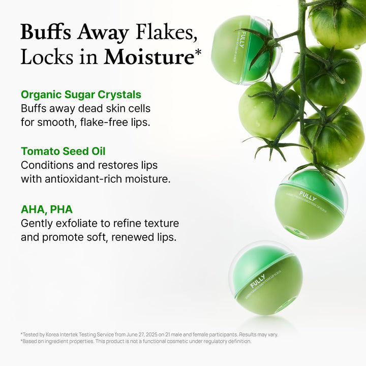 FULLY Green Tomato Smoothie Sugar Lip Scrub, 0.42 oz