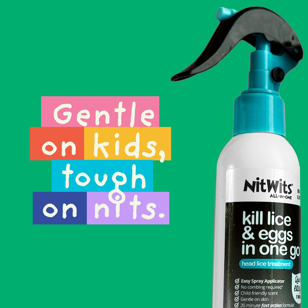 NitWits All-in-One Lice Treatment Spray, 120 ml
