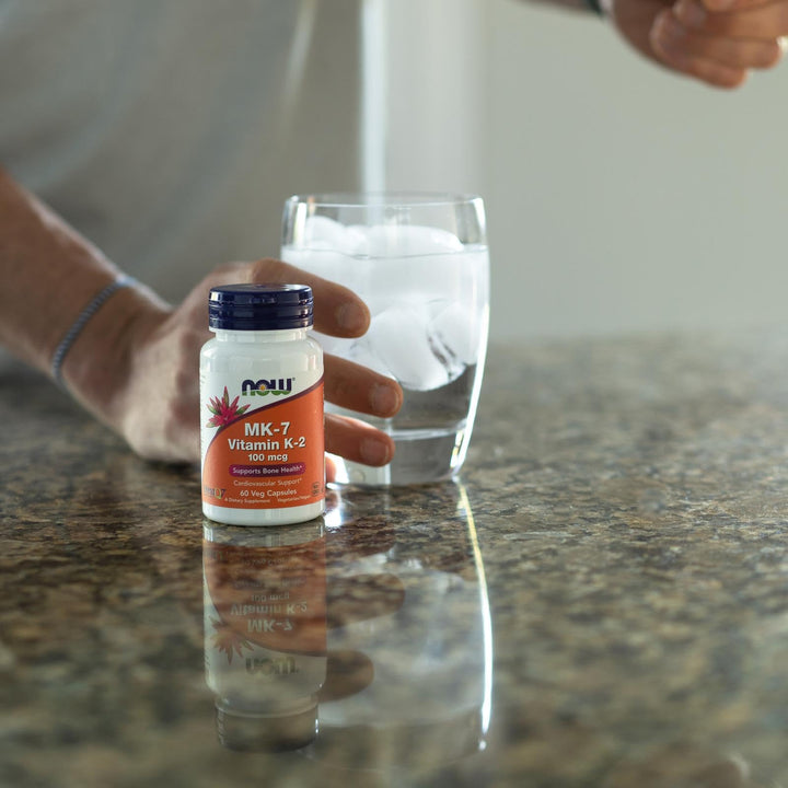 NOW MK-7 Vitamin K-2 100 mcg, 60 Count