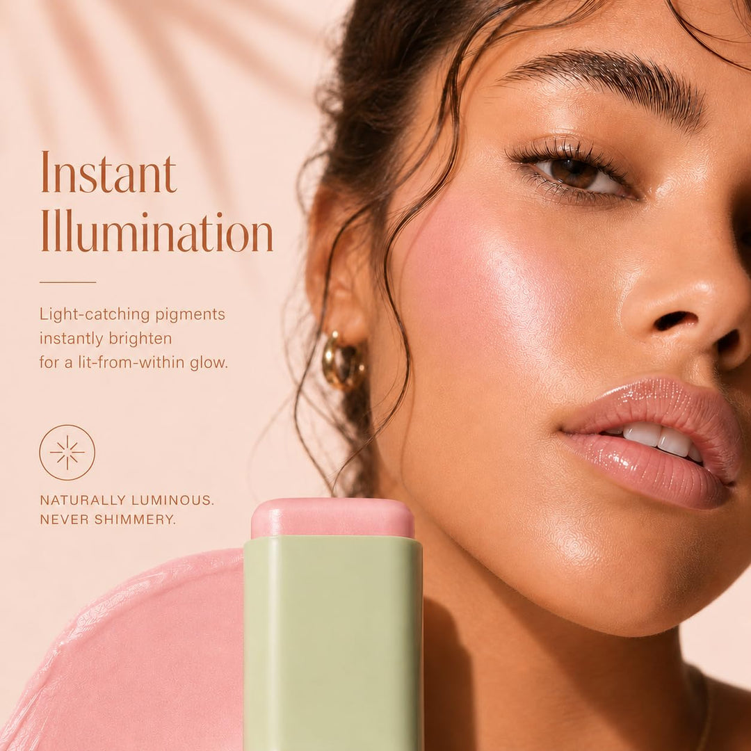 Pixi On-The-Glow Cream Blush Stick, Fleur