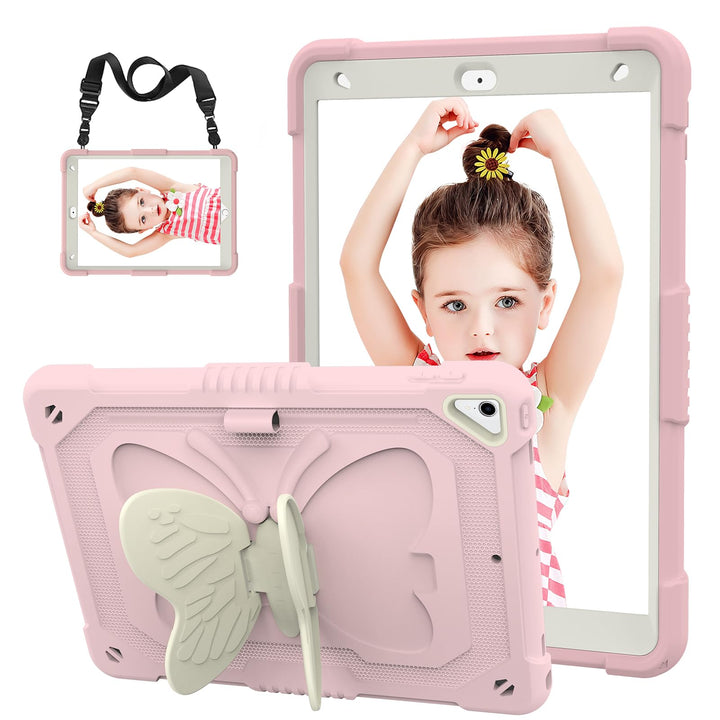 Hogenl iPad Case With Pencil Holder, Pink, 10.2 in