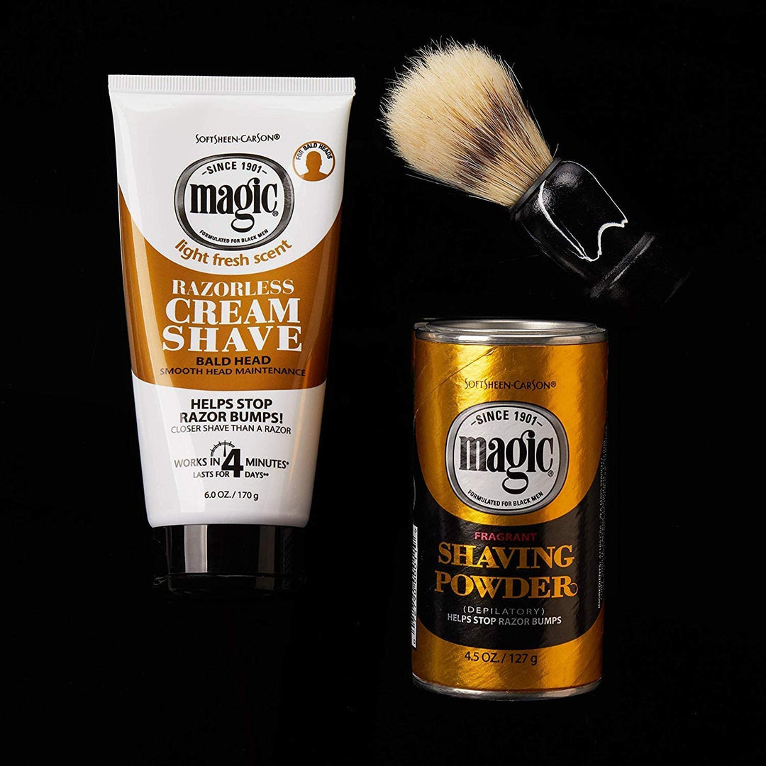 Soft-Sheen Carson Magic Razorless Shaving Powder, Fragrance, 4.5 oz