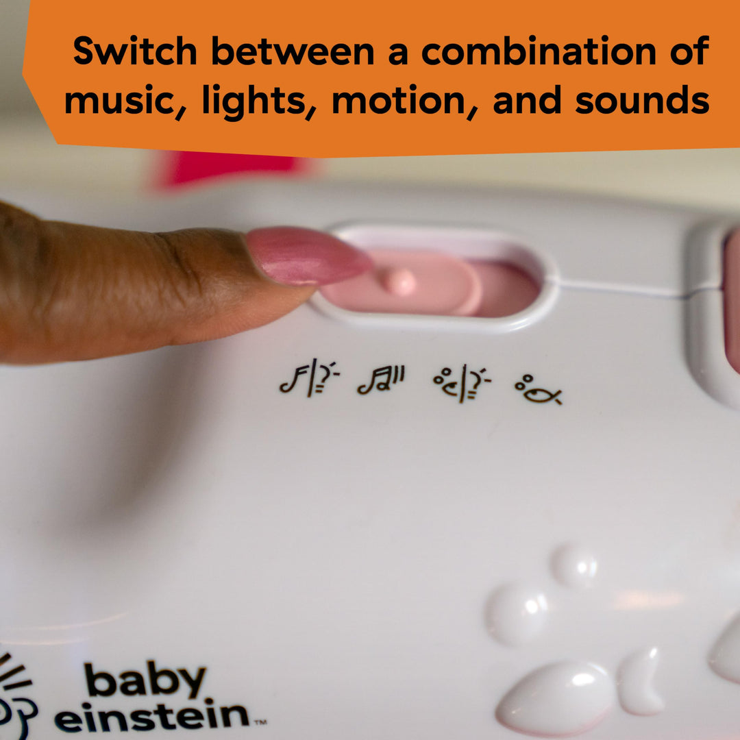 Baby Einstein Sea Dreams Soother Musical Crib Toy And Sound Machine, Pink