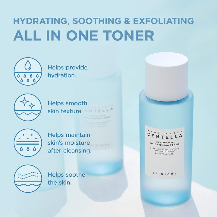 SKIN1004 Madagascar Centella Hyalu-Cica Brightening Toner, 210 ml