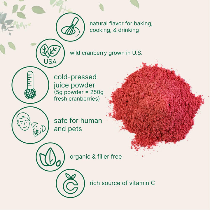 Micro Ingredients Organic Cranberry Juice Powder, 8 oz