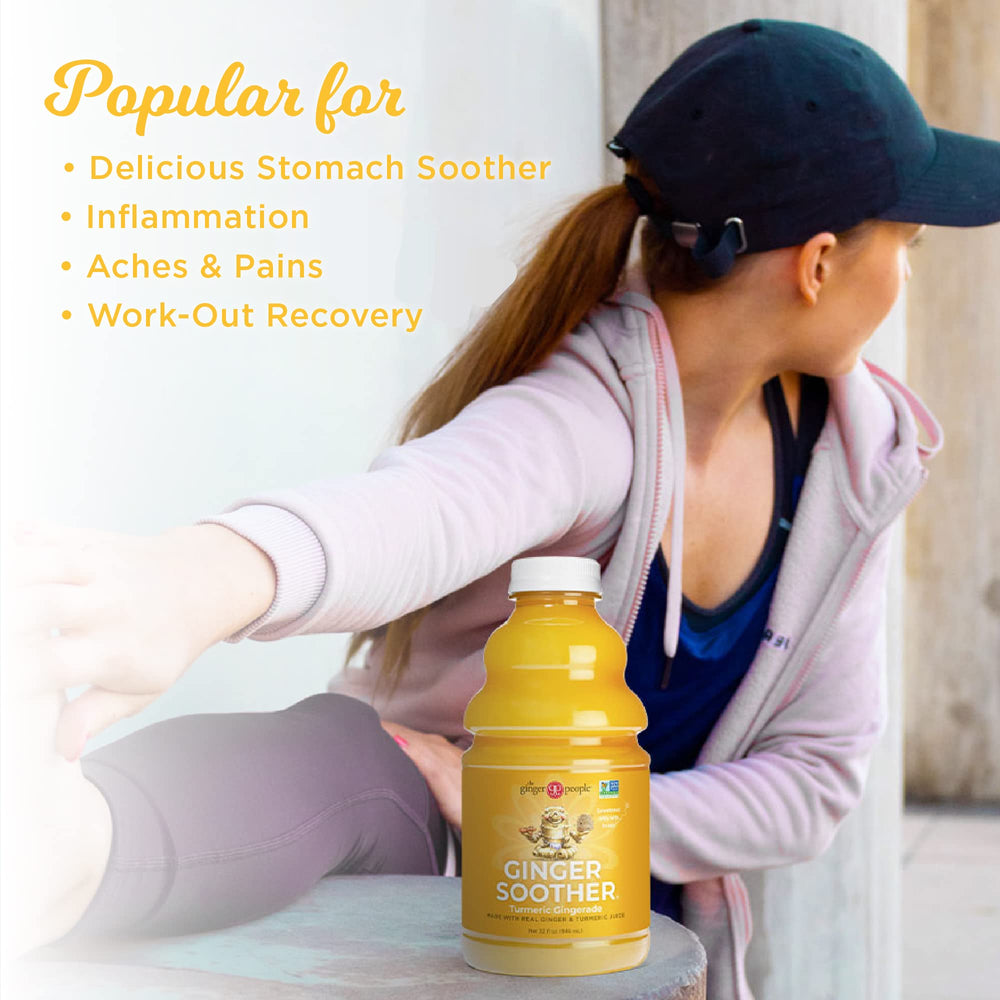 The Ginger People Ginger Soother Turmeric Gingerade, 32 oz