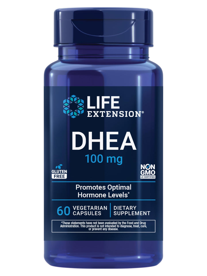Life Extension DHEA Vegetarian Capsules, 60 Count