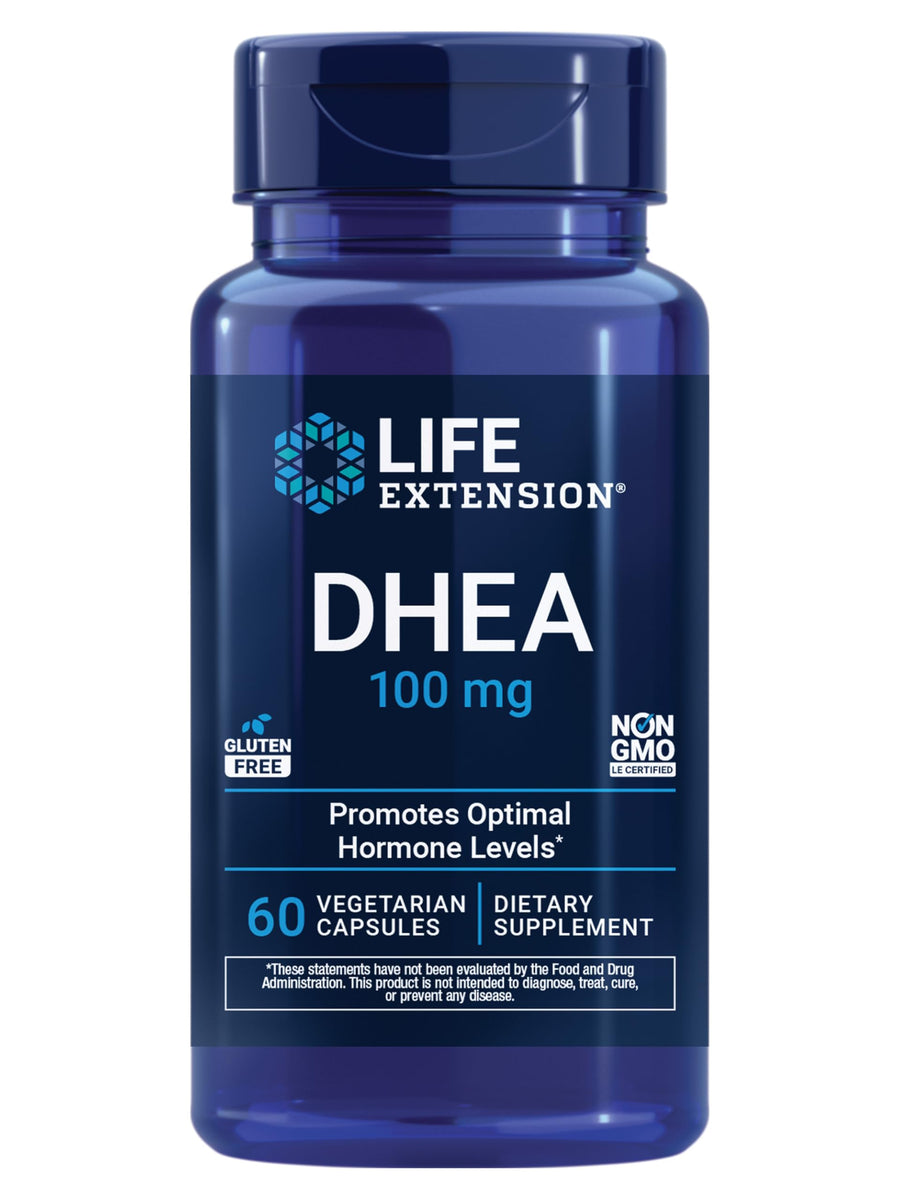 Life Extension DHEA Vegetarian Capsules, 60 Count