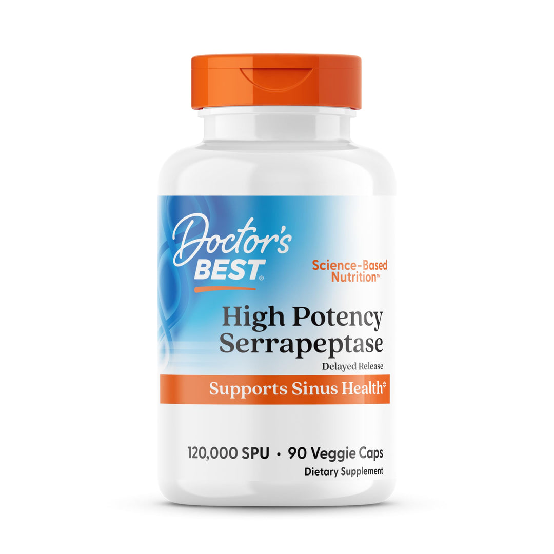 Doctor's BEST Serrapeptase, 90 Count